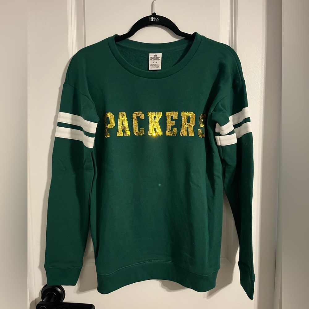 Victoria's Secret Pink Green Sweatshirt